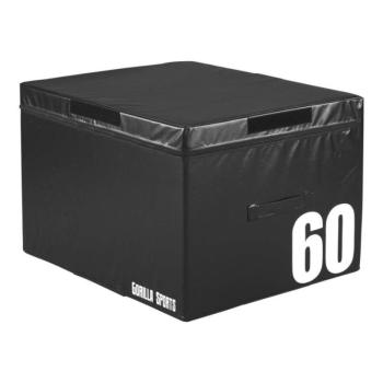 Gorilla Sports Jump Box fekete 60 cm kép