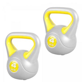 Gorilla Sports Kettlebell súlyzó szett  műanyag 2 x 4 kg kép