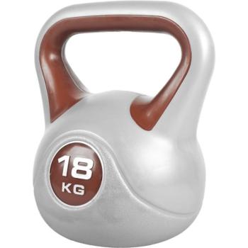 Gorilla Sports Kettlebell súlyzó vinil 18 kg barna kép