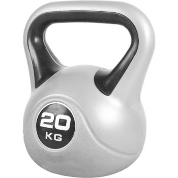 Gorilla Sports Kettlebell súlyzó vinil 20  kg fekete kép