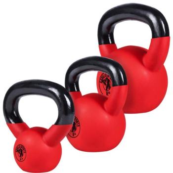 Gorilla Sports Kettlebell szett gumírozott 8-12 kg kép