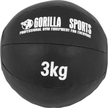 Gorilla Sports Medicinlabda  3 kg fekete kép