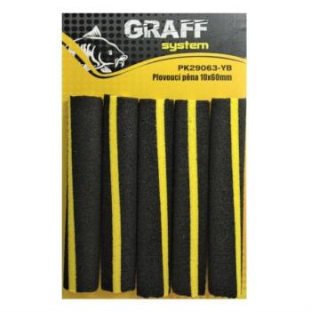 Graff Lebegő hab 10mm x 60mm sárga-fekete 5db kép