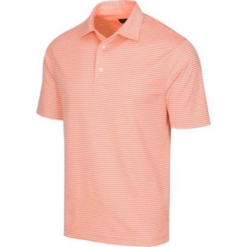 GREGNORMAN PROTEK ML75 STRIPE POLO Férfi golf galléros póló, lazac, méret kép