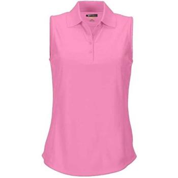 GREGNORMAN PROTEK SLEEVELESS POLO W Női golf galléros póló, rózsaszín, méret kép