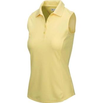 GREGNORMAN PROTEK SLEEVELESS POLO W Női golf galléros póló, sárga, méret kép