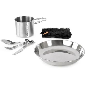 GSI GLACIER STAINLESS 1 PERSON SET Kemping edények, ezüst, méret kép