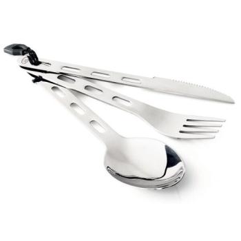 GSI GLACIER STAINLESS 3 PCS RING CUTLERY Evőeszköz készlet, ezüst, méret kép