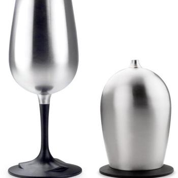 GSI Outdoors Glacier Stainless Nesting Wine Glass kép