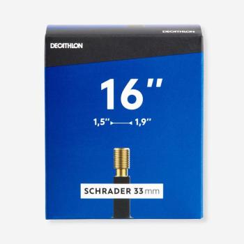 Gumibelső 16” kerékhez és 1,50-1,90 méretű gumiköpenyhez Schrader szeleppel Decathlon kép