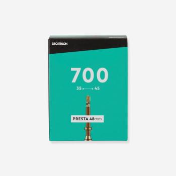 Gumibelső 700x35/45, 48 mm hosszú Presta szeleppel Decathlon kép