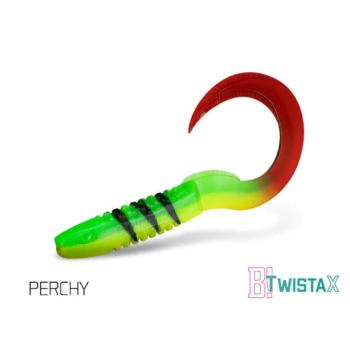 Gumihal Delphin TwistaX Eeltail UVs / 5db - 15cm/BERRY kép