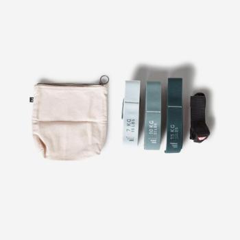 Gumipánt fitneszhez, textil, 3 db Domyos kép