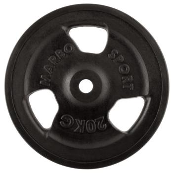 Gumírozott súlytárcsa Marbo Sport MW-O20G 20 kg 30 mm kép