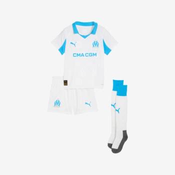 Gyerek szett, hivatalos 2025/26-os Olympique de Marseille, hazai Puma kép