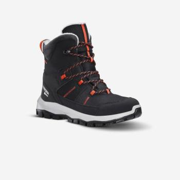 Gyerek téli túrabakancs, fűzős, vízhatlan, 35-38-as méret - SH500 Mountain Quechua kép