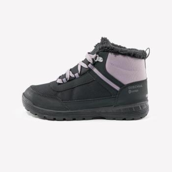 Gyerek téli túrabakancs, fűzős, vízhatlan, meleg, 35-38-as méret - SH100 Quechua kép