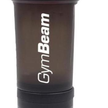 GymBeam Blend Bottle Black White 600 ml + tárolórész kép