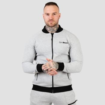GymBeam Classic Zipper Hoodie Grey pulóver kép