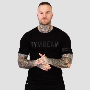 GymBeam Csíkos póló Black kép