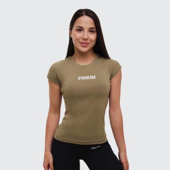 GymBeam FIT női póló Olive kép