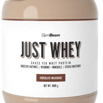 GymBeam Protein Just Whey 1000 g, chocolate milkshake kép