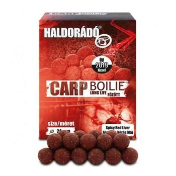 Haldorádó Carp Boilie Long Life 800g 24 mm - Fűszeres Vörös Máj kép