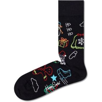 HAPPY SOCKS HO HO HO Klasszikus zokni, fekete, méret kép