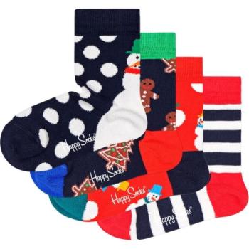 HAPPY SOCKS HOLIDAY GIFT SET 4P Gyerek zokni, mix, méret kép