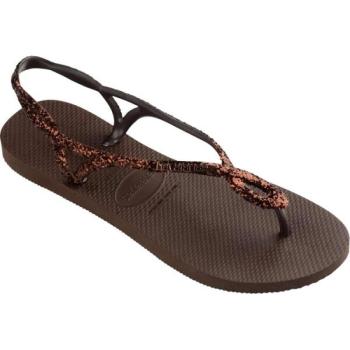 HAVAIANAS LUNA PREMIUM II Női flip-flop papucs, barna, méret 35/36 kép