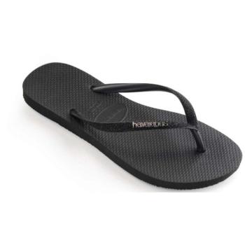 HAVAIANAS SLIM GLITTER Női flip-flop papucs, fekete, méret kép