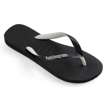 HAVAIANAS TOP MIX Uniszex flip-flop papucs, fekete, méret 39/40 kép