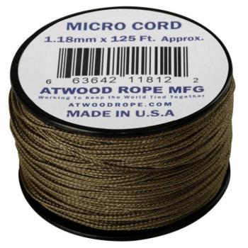 Helikon-tex Micro Cord 125FT ejtőernyős zsinór, 37,5 méter coyote kép