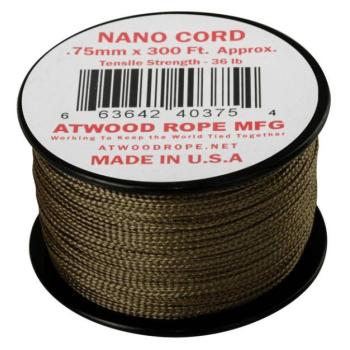 Helikon-tex Nano Cord 300FT ejtőernyős zsinór, 91 méter, coyote kép