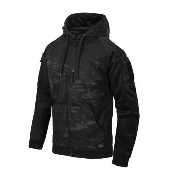 Helikon - Tex ROGUE HOODIE cipzáras pulóver BLACK/MULTICAM kép