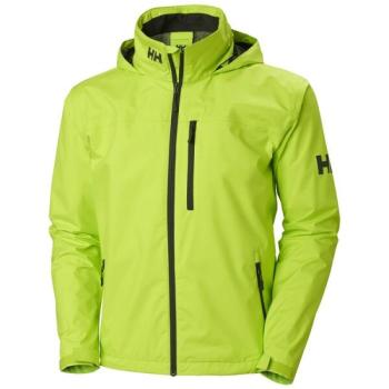 Helly Hansen CREW HOODED JACKET Férfi kabát, fényvisszaverő neon, méret kép