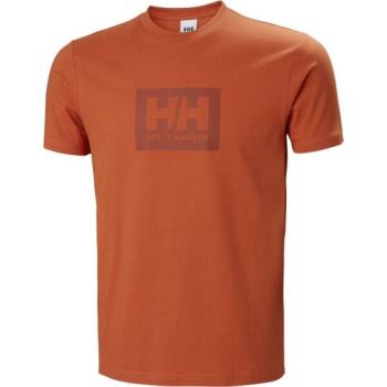 Helly Hansen HH BOX TEE Férfi póló, narancssárga, méret kép