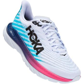 HOKA ONE ONE-Mach 5 white/scuba blue Fehér 42 2/3 kép