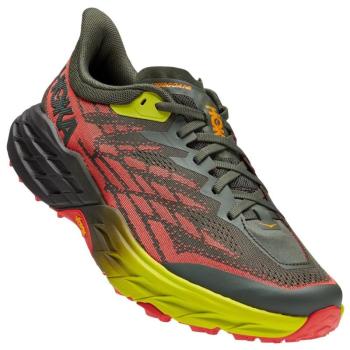 HOKA ONE ONE-Speedgoat 5 thyme/fiesta Piros 42 2/3 kép