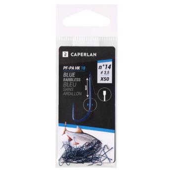 Horog PA HK 1, egyágú, szakáll nélküli, nem előkötött, kék, 10 db Caperlan kép