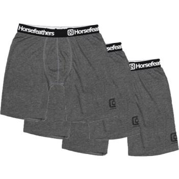 Horsefeathers DYNASTY LONG 3PACK BOXER SHORTS Férfi bokszeralsó, sötétszürke, méret kép