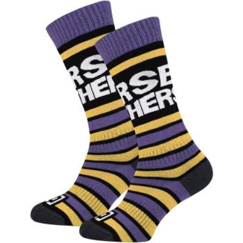 Horsefeathers JASPER YOUTH SOCKS Gyerek snowboard zokni, lila, méret kép