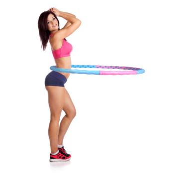 Hula hoop karika inSPORTline Weight Magnetic 110 cm kép