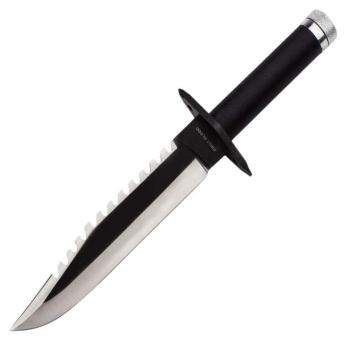 IdeallStore® vadászkés, First Blood, fekete, 35 cm, tokkal együtt kép