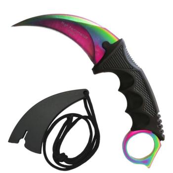 IdeallStore® vadászkés, Karambit típusú CS:GO, többszínű, húzózsi... kép