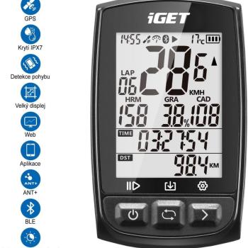 iGET CYCLO C210 GPS kép