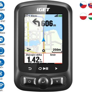 iGET CYCLO C250 GPS navigáció kép