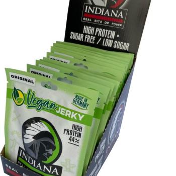 INDIANA Vegan Jerky Original 375 g - display kép