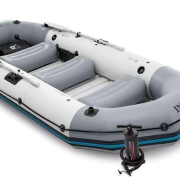 Intex Mariner4 4 személyes felfújható Gumicsónak szett 328x145x48... kép