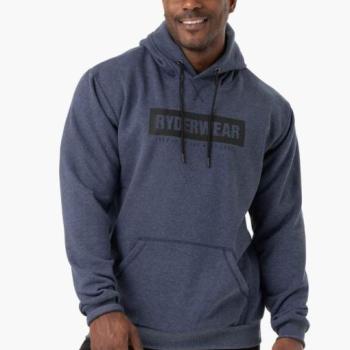 Iron Dark Blue kapucnis pulóver - Ryderwear kép